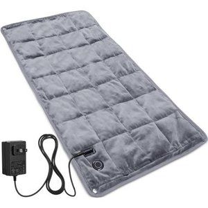 Weighted Heating Pad, 12V for Back Pain Relief, 33x17” Extra Large